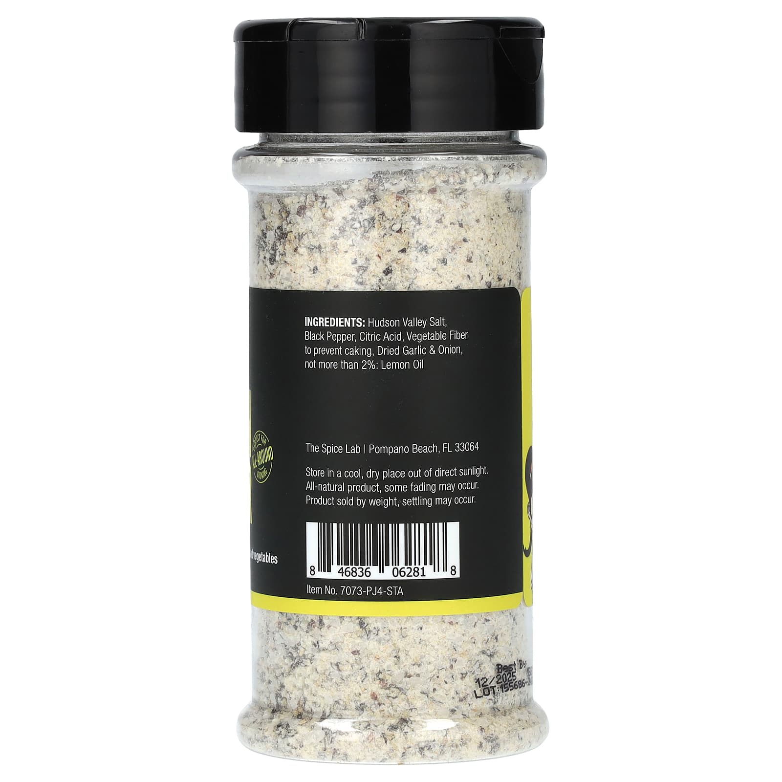 The Spice Lab, Lemon Pepper Seasoning, 6.7 oz (190 g) - Image 2