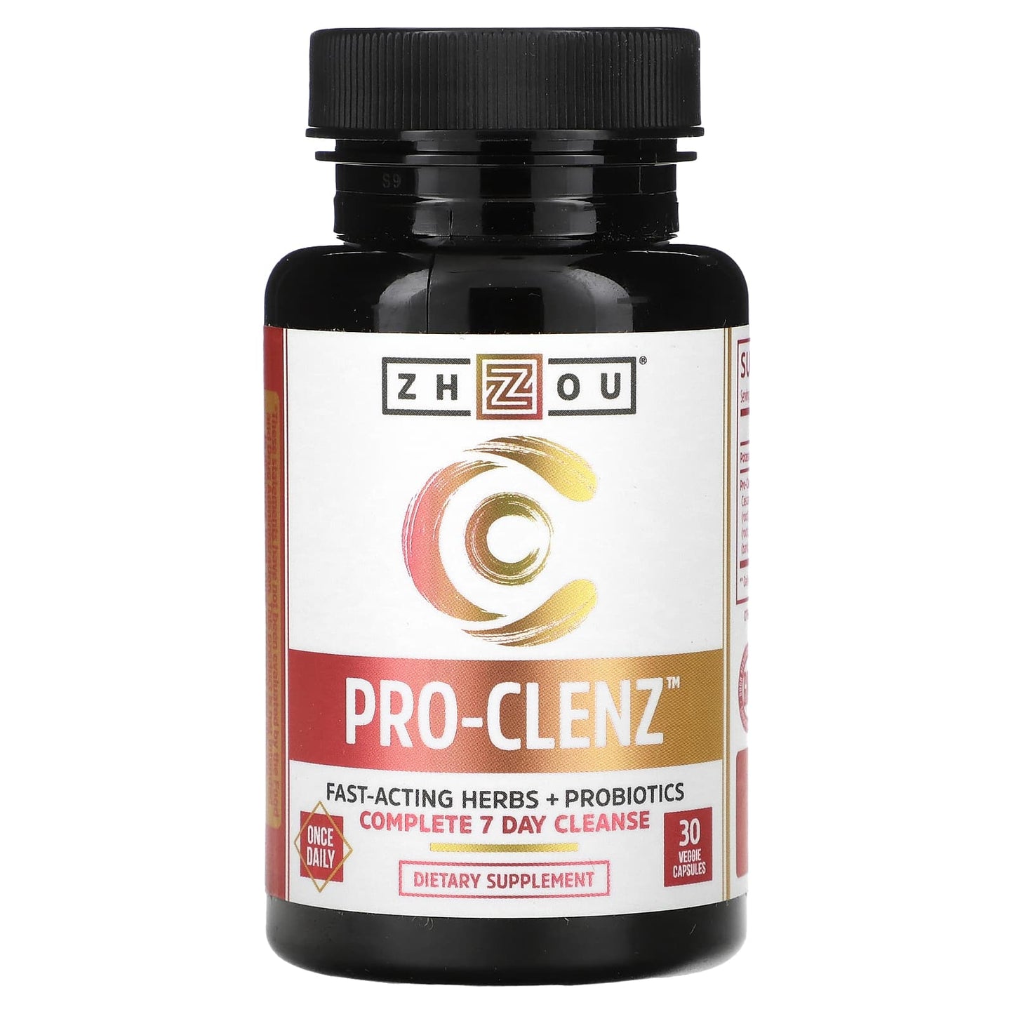 Zhou Nutrition, Pro-Clenz, Complete 7 Day Cleanse, 30 Veggie Capsules - Image 1