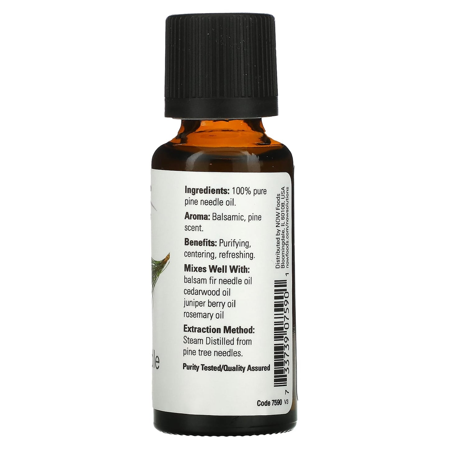 NOW Foods, Essential Oils, Pine Needle, 1 fl oz (30 ml) - Image 2