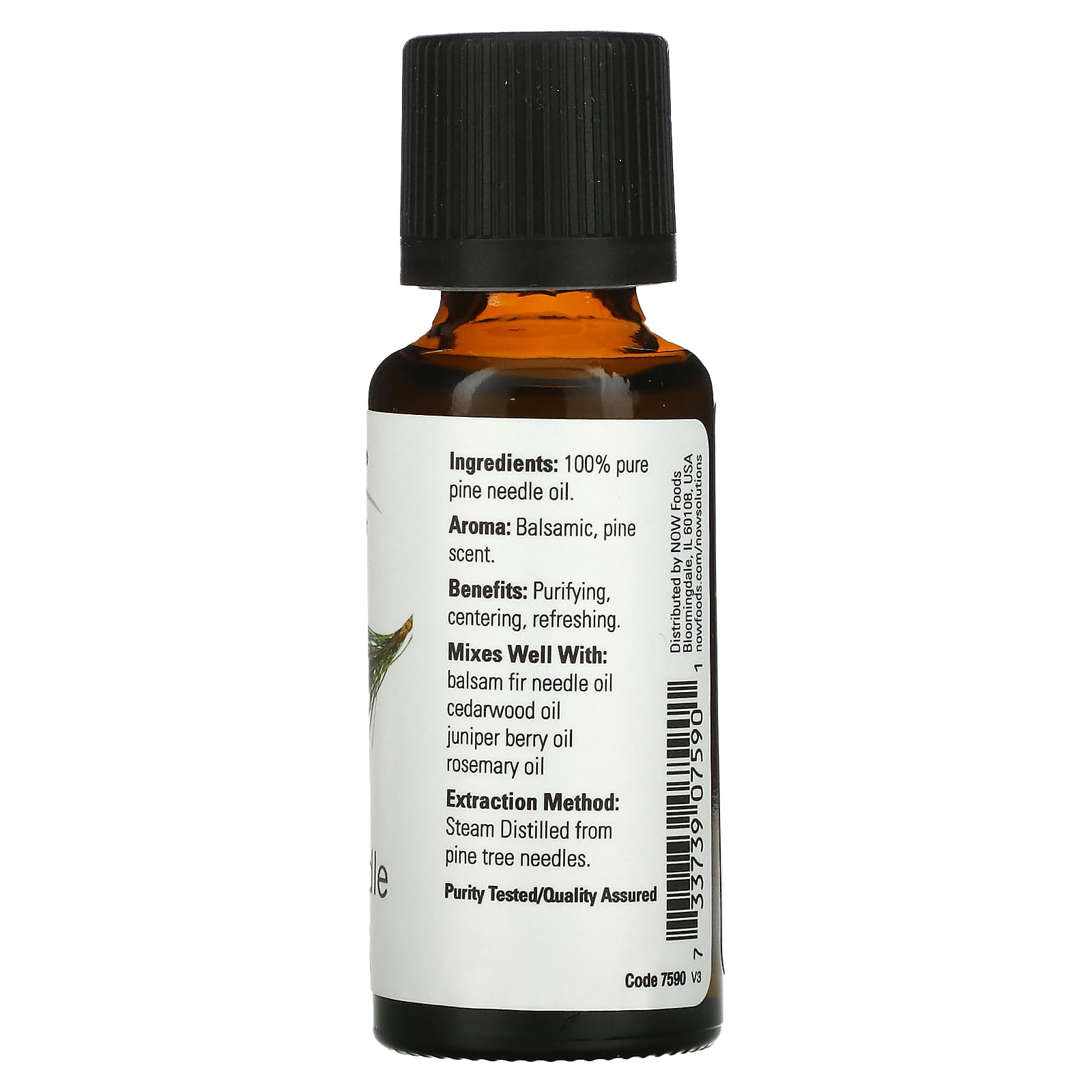 NOW Foods, Essential Oils, Pine Needle, 1 fl oz (30 ml) - Image 2