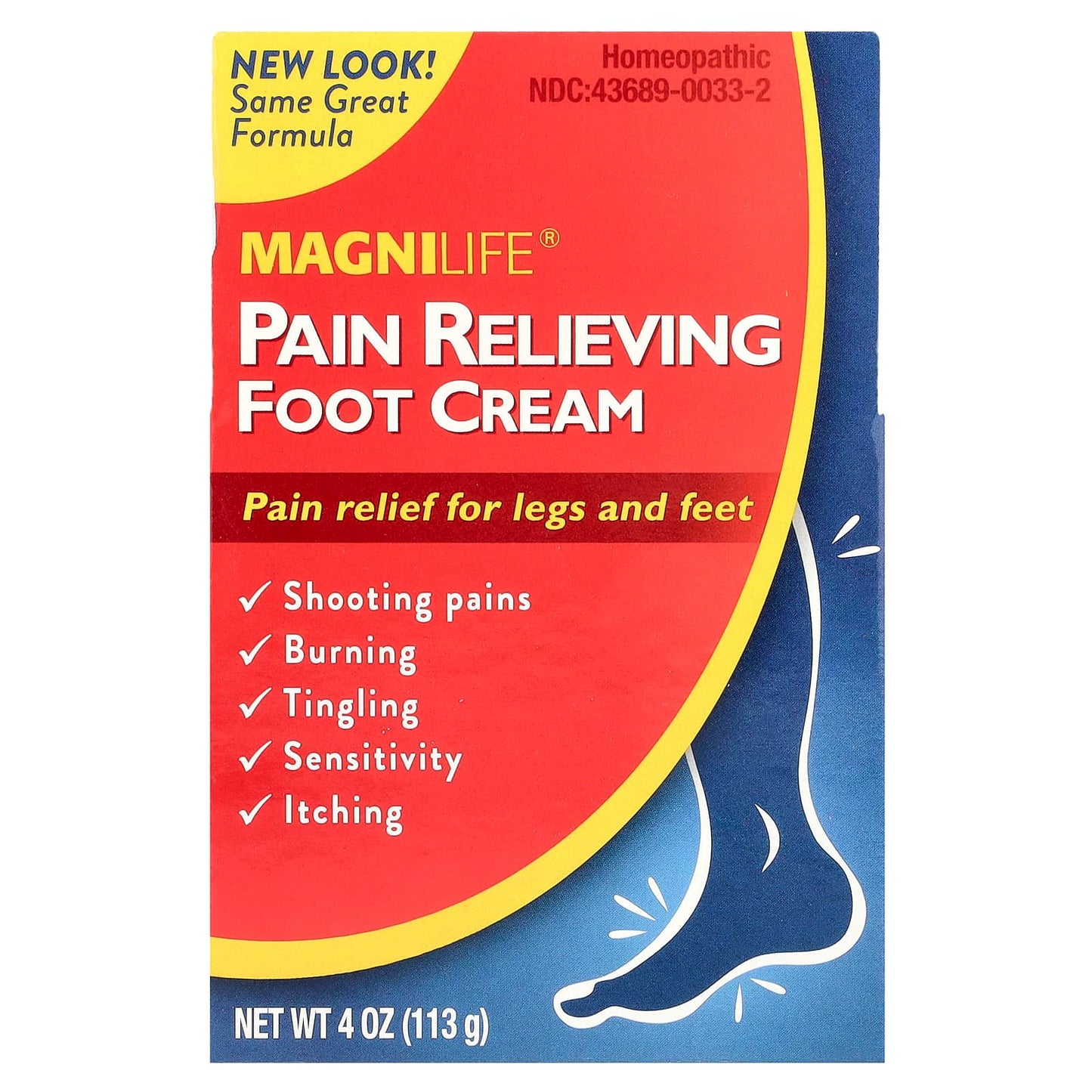 MagniLife, Pain Relieving Foot Cream, 4 oz (113 g) - Image 2