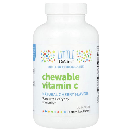Little DaVinci, Chewable Vitamin C, Natural Cherry, 90 Tablets - Image 1