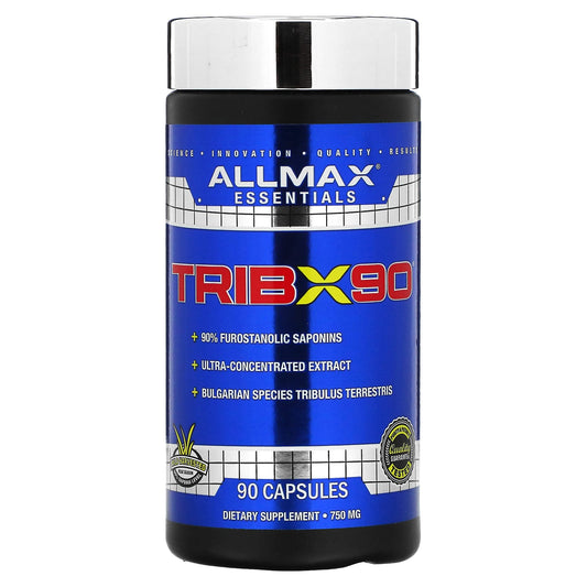 Boost Testosterone with ALLMAX TribX90 Tribulus Terrestris 750mg Capsules - Image 1