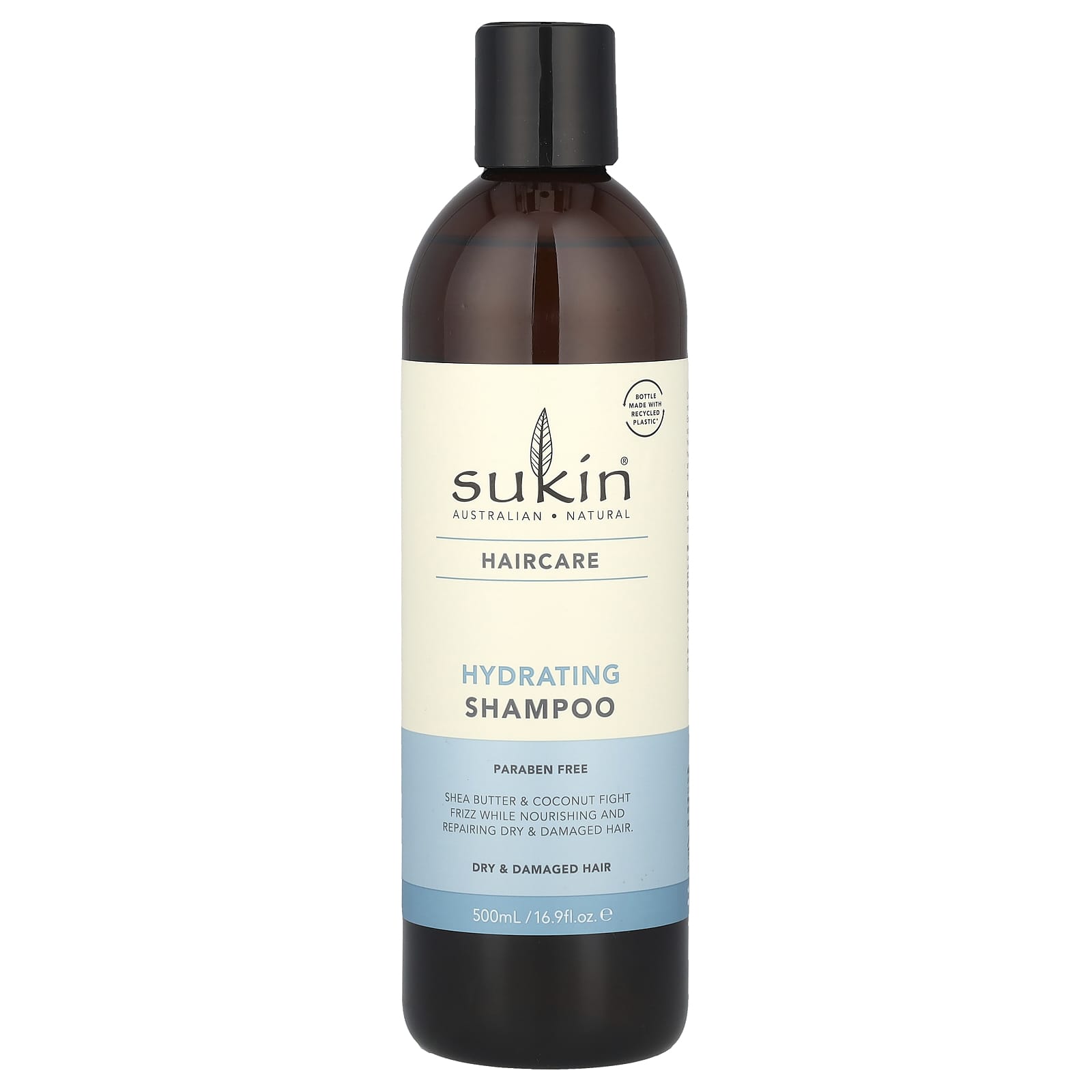 Sukin, Hydrating Shampoo, Dry & Damaged Hair, 16.9 fl oz (500 ml) - Image 1