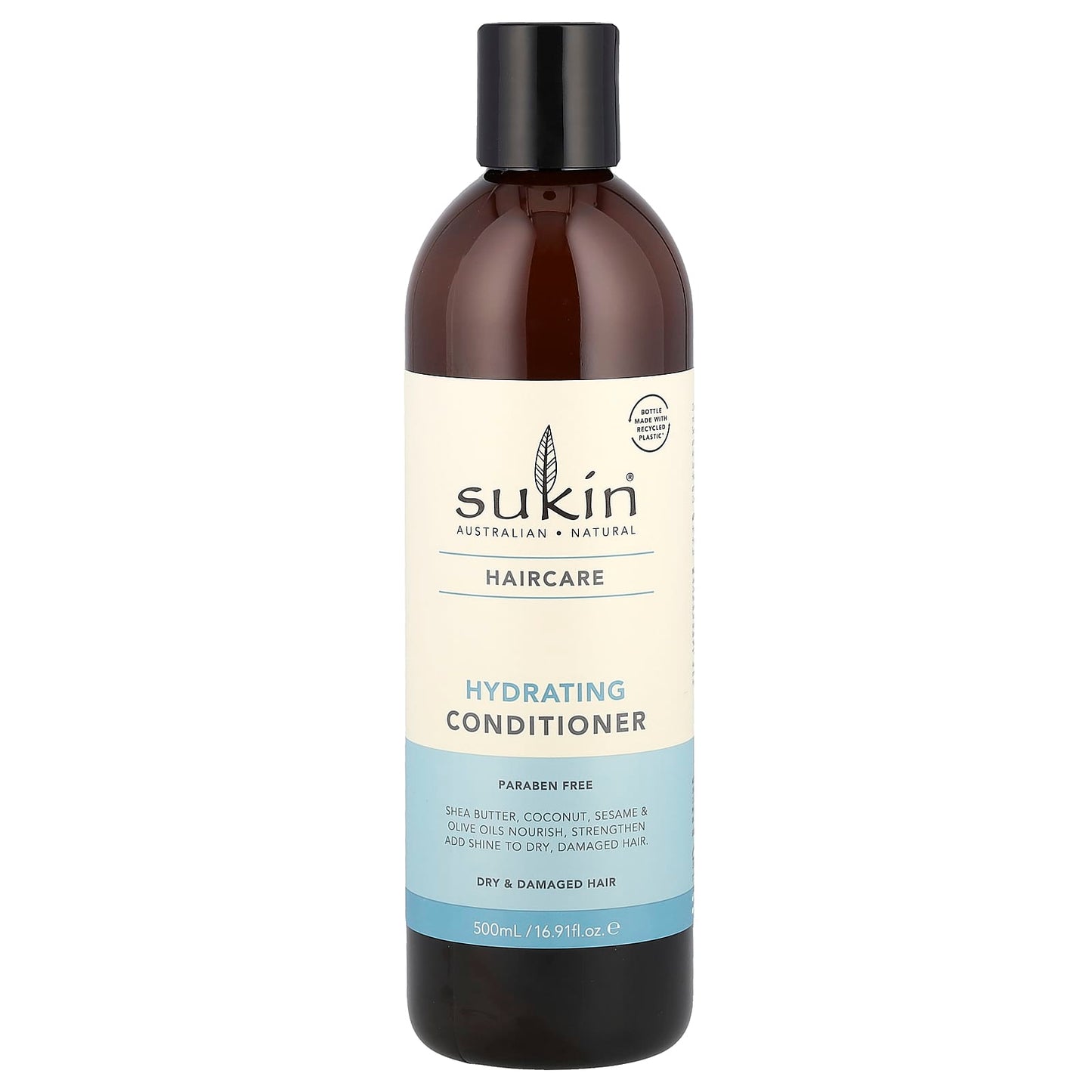 Sukin, Hydrating Conditioner, Dry & Damaged Hair, 16.9 fl oz (500 ml) - Image 1