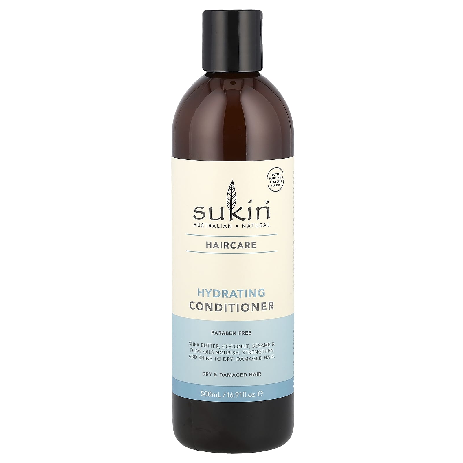 Sukin, Hydrating Conditioner, Dry & Damaged Hair, 16.9 fl oz (500 ml) - Image 1