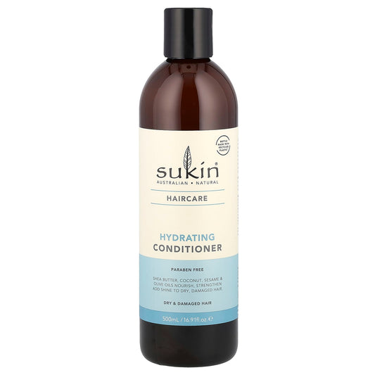 Sukin, Hydrating Conditioner, Dry & Damaged Hair, 16.9 fl oz (500 ml) - Image 1