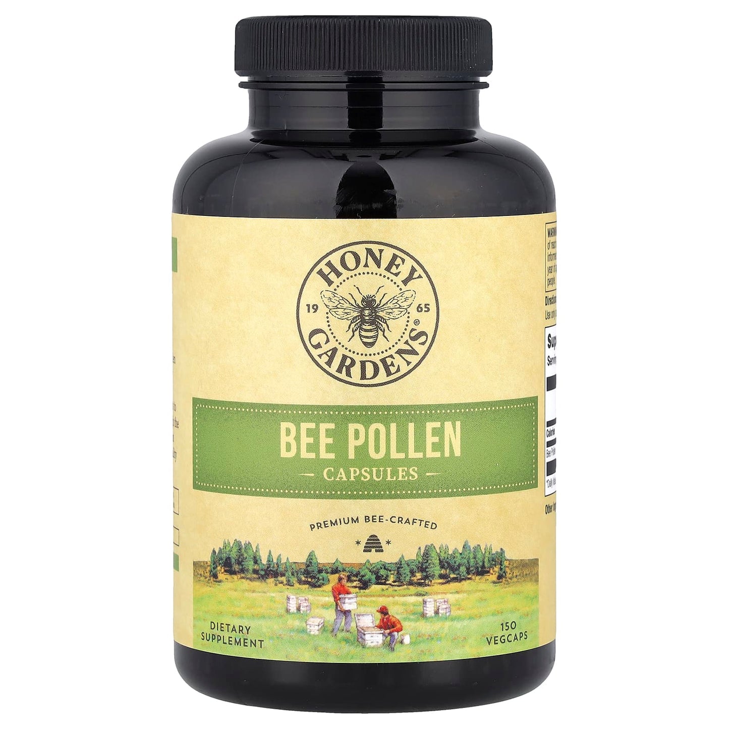 Zand, Bee Pollen, 150 Vegcaps (500 mg per Capsule) - Image 1