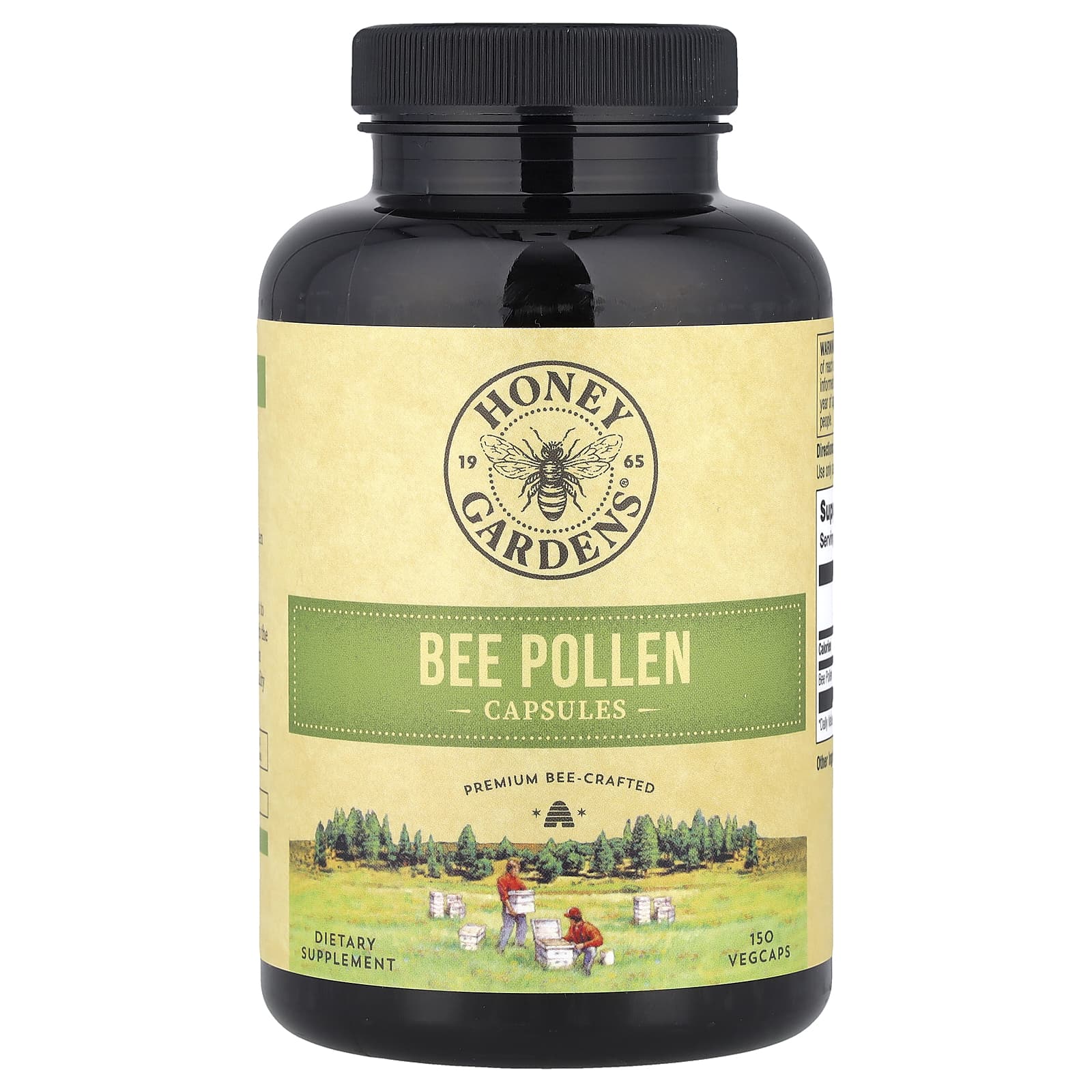 Zand, Bee Pollen, 150 Vegcaps (500 mg per Capsule) - Image 1