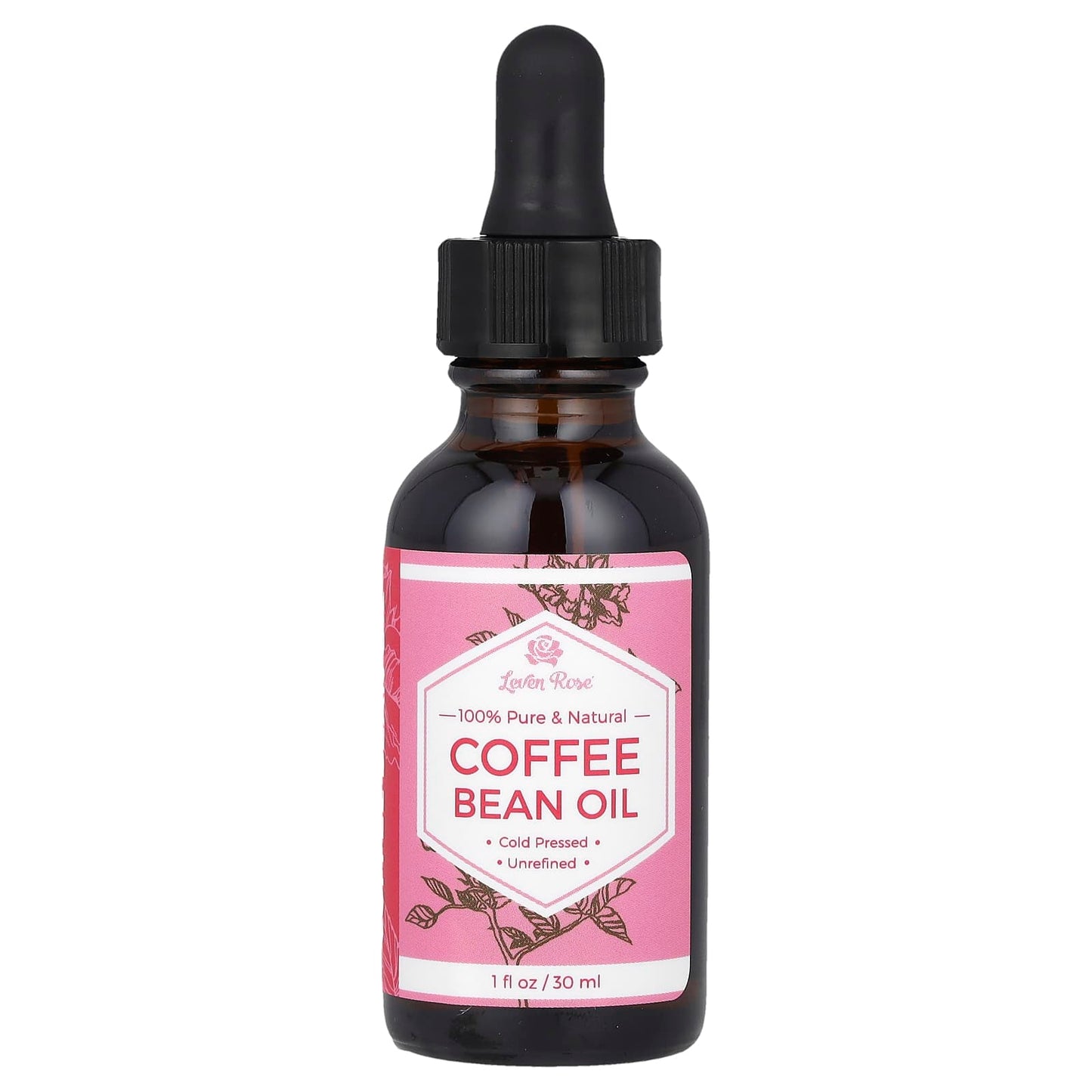 Leven Rose, 100% Pure & Natural, Coffee Bean Oil, 1 fl oz (30 ml) - Image 1