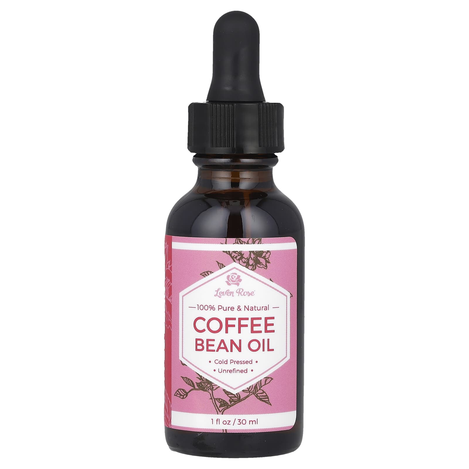 Leven Rose, 100% Pure & Natural, Coffee Bean Oil, 1 fl oz (30 ml) - Image 1