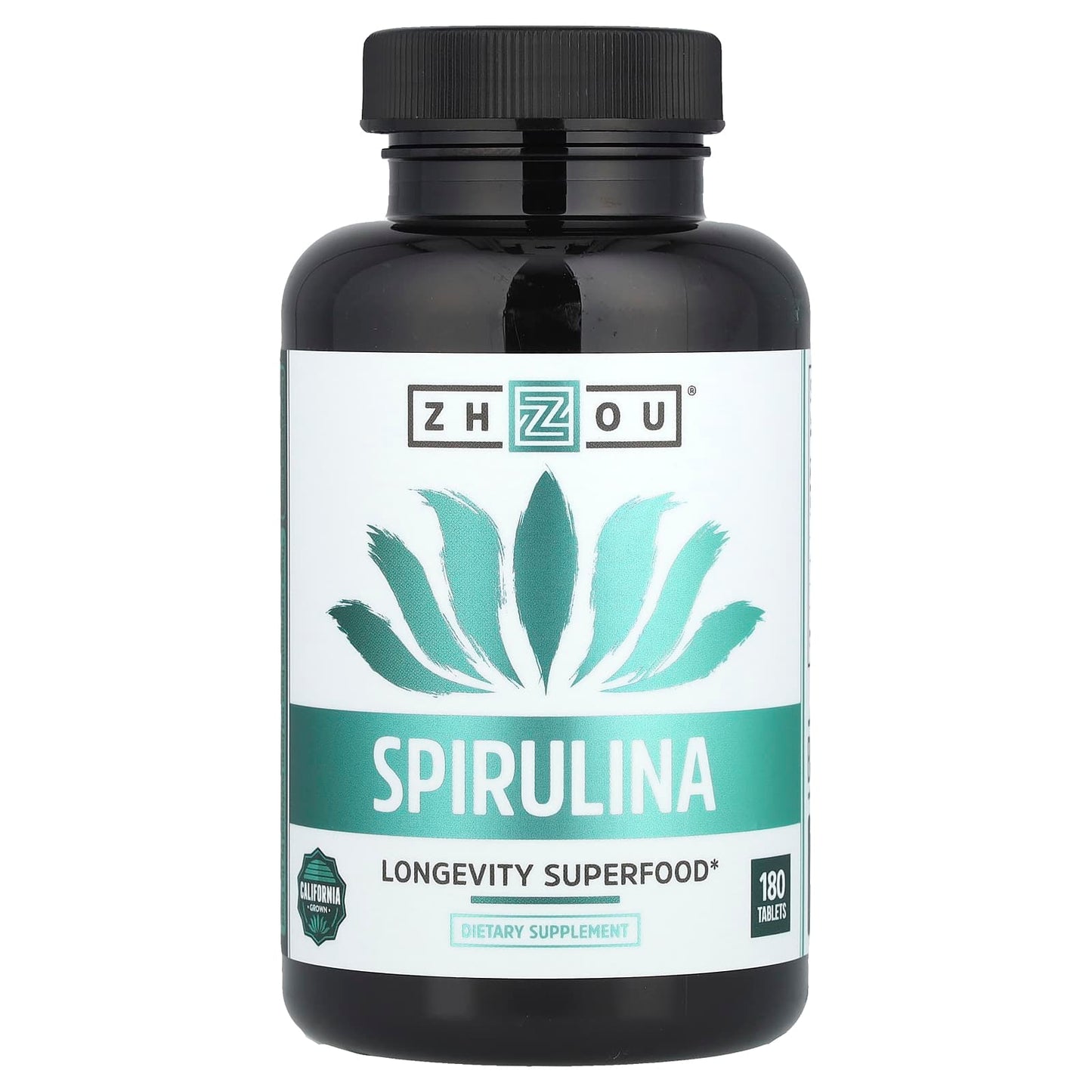 Zhou Nutrition, Spirulina, 180 Tablets - Image 1