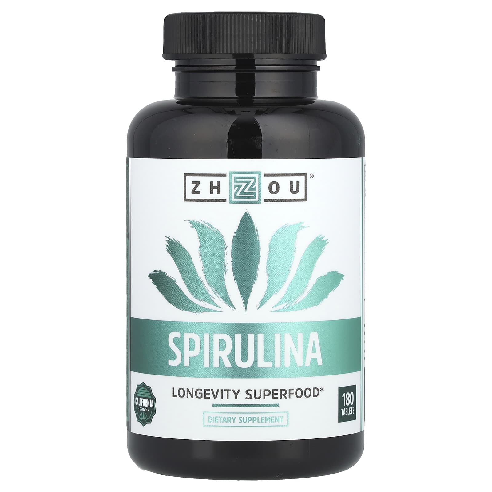 Zhou Nutrition, Spirulina, 180 Tablets - Image 1