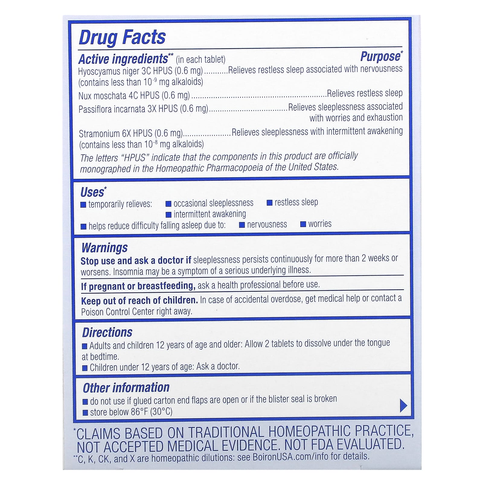 Sleep Calm - Natural Melatonin Free Sleep Relief | Boiron - Image 2