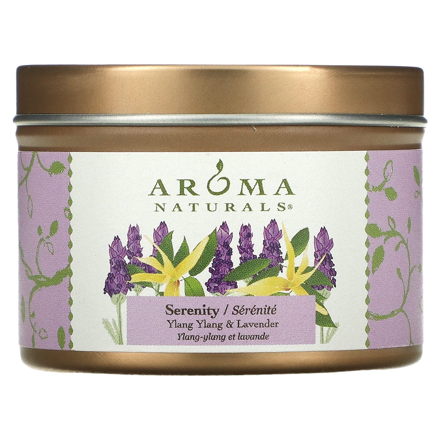 Serenity Travel Candle - Ylang Ylang & Lavender Aromatherapy - Image 1