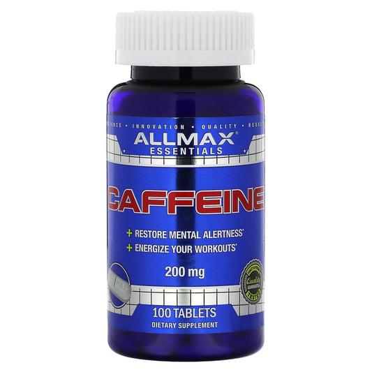 ALLMAX Essentials Caffeine 200mg - Boost Energy & Mental Alertness - Image 1