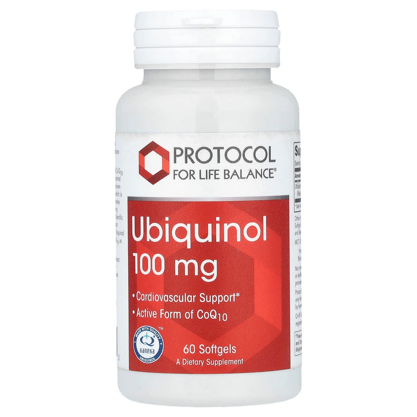 Protocol for Life Balance, Ubiquinol, 100 mg, 60 Softgels - Image 1