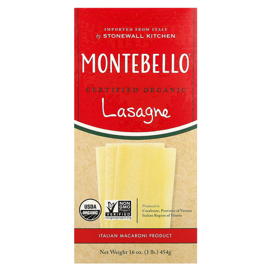 Montebello, Organic Lasagne, 16 oz (454 g) - Image 1