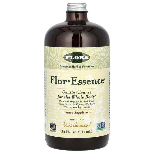 Flora Flor-Essence Herbal Detox Tea, 32 fl oz, 97% Organic - Image 1