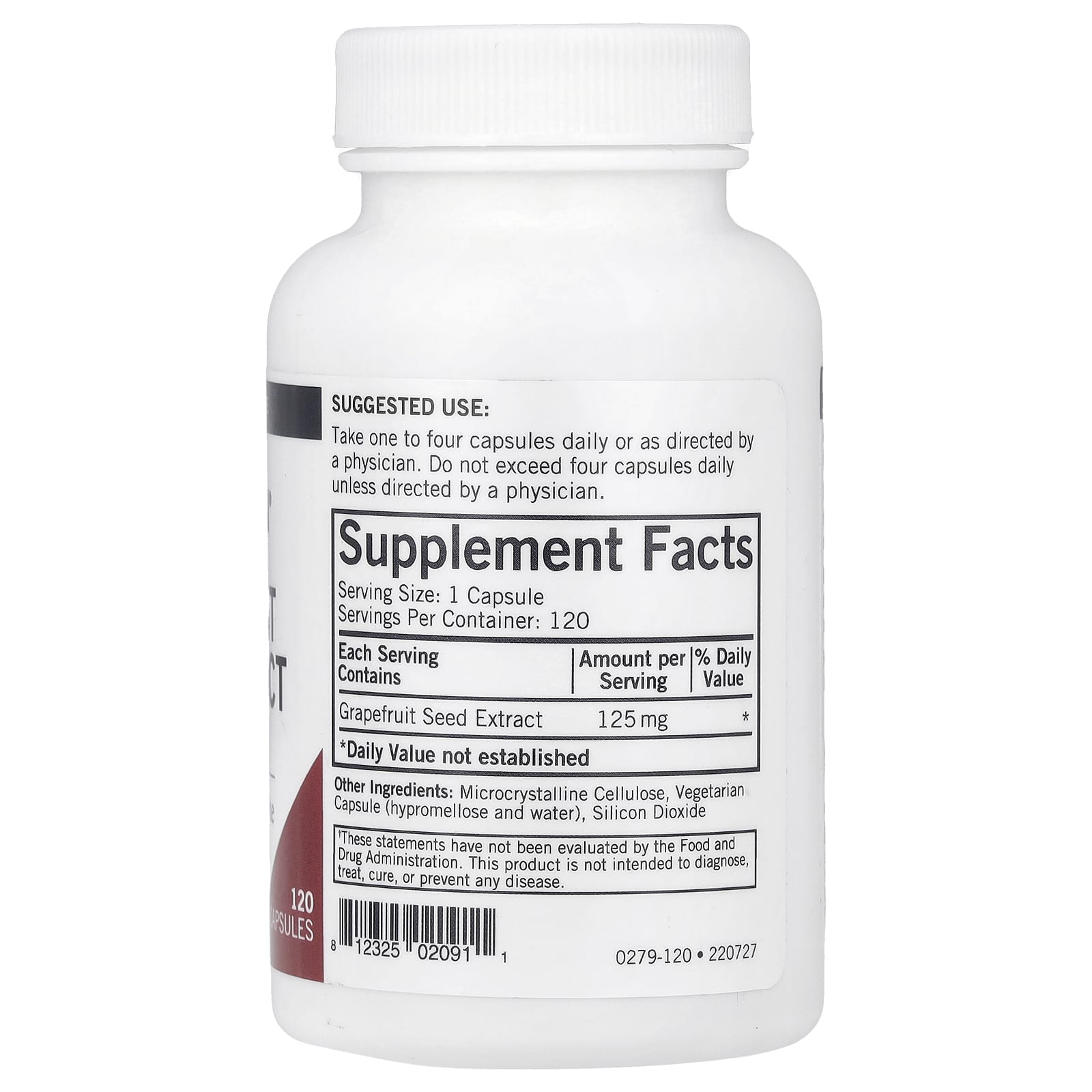 Kirkman Labs, Grapefruit Seed Extract, 125 mg, 120 Capsules - Image 2