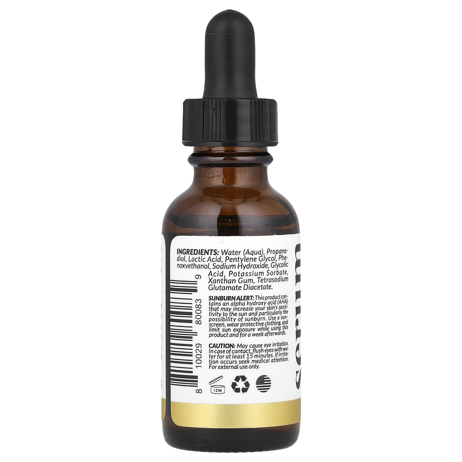 Lactic Acid AHA Serum for Brighter, Hydrated Skin - 1 fl oz - Image 2