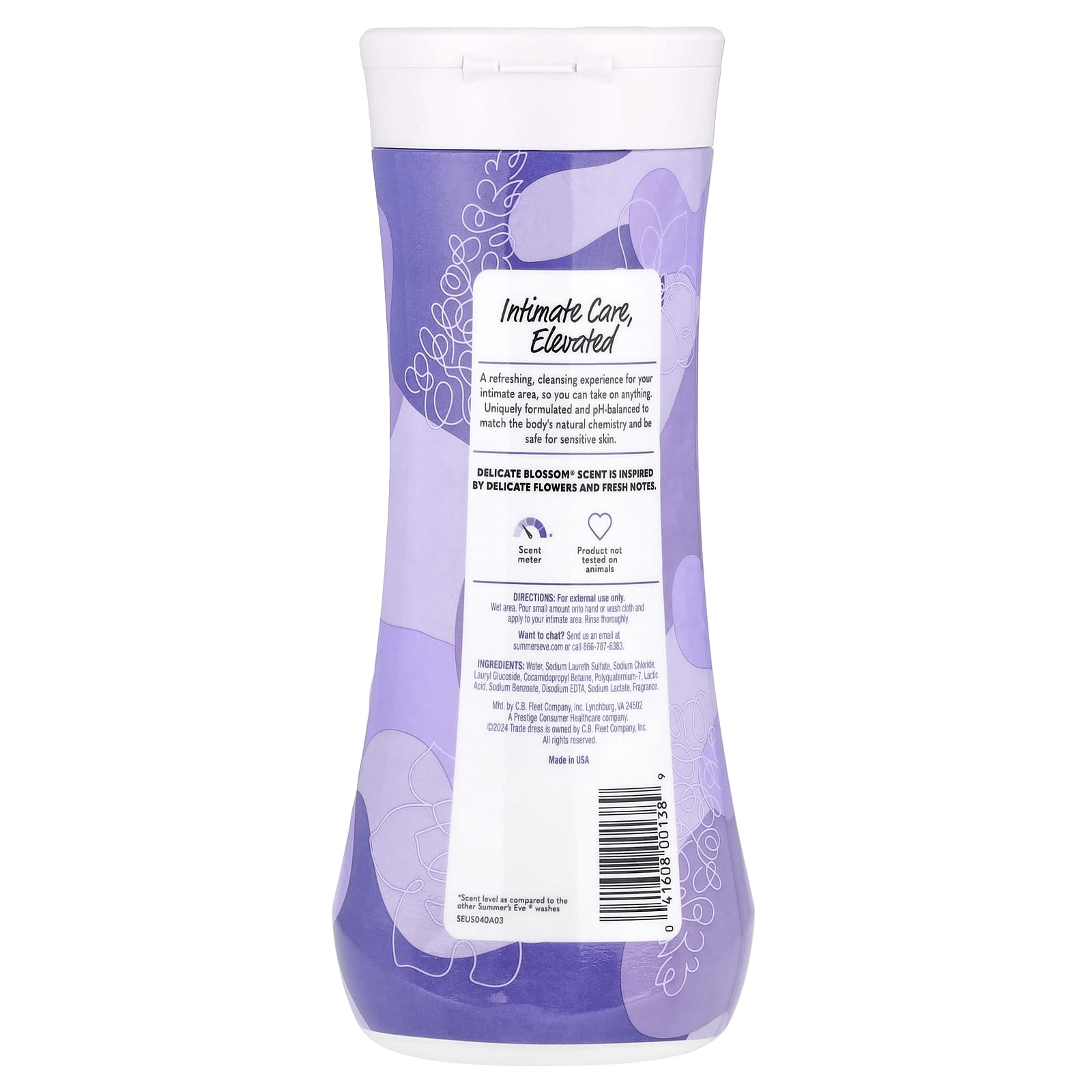 Summer's Eve, 7 in 1™ pH-Balanced Cleansing Wash, Delicate Blossom®, 15 fl oz (444 ml) - Image 2