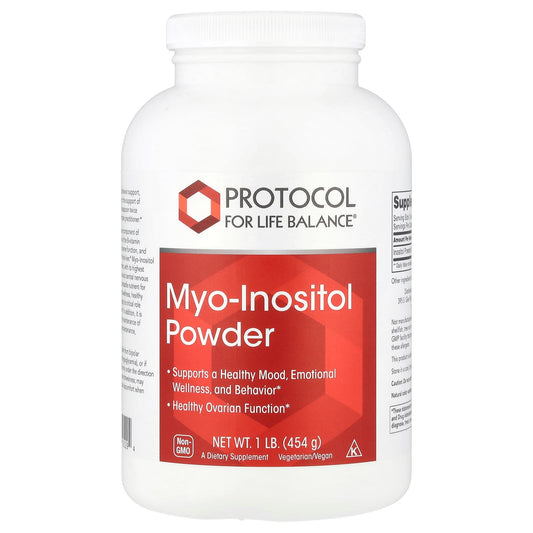 Protocol for Life Balance, Myo-Inositol Powder, 1 lb (454 g) - Image 1