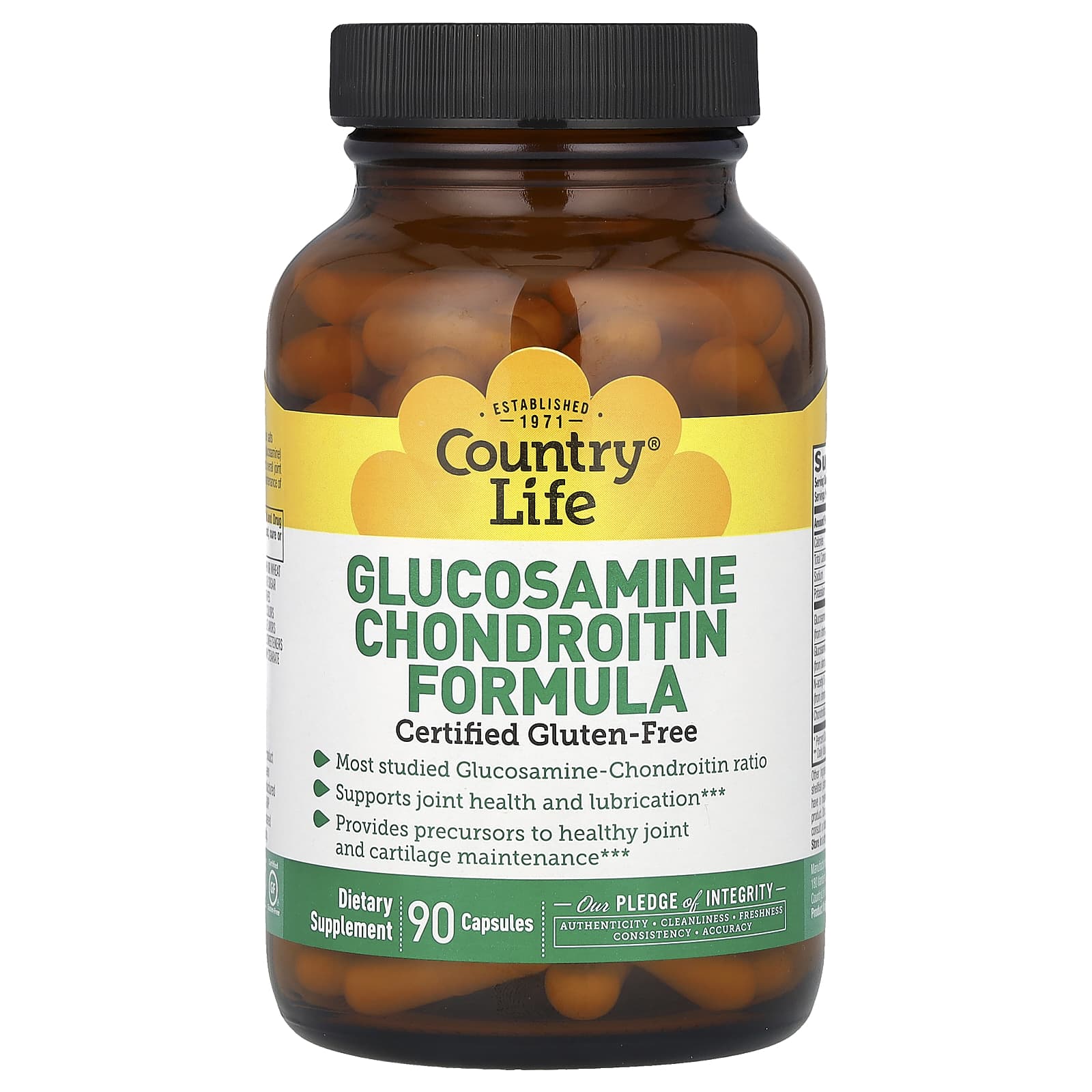 Country Life Glucosamine Chondroitin Joint Support Formula 90 Capsules - Image 1