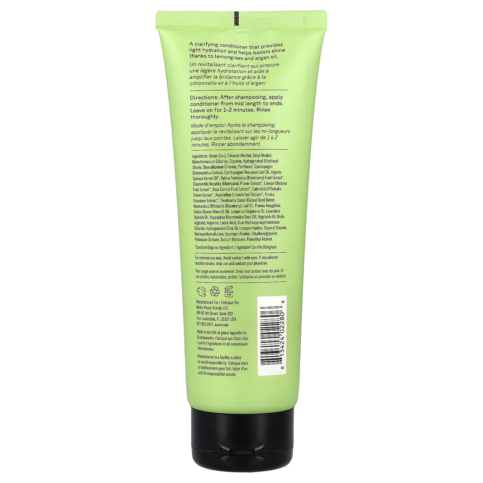 Clarify and Shine with Acure Lemongrass & Argan Conditioner - Image 2