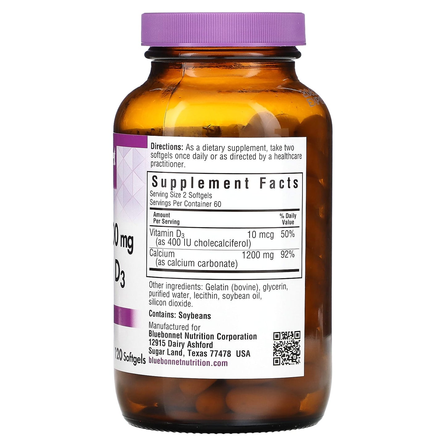 Support Strong Bones with Bluebonnet Nutrition Calcium & Vitamin D3 - Image 2