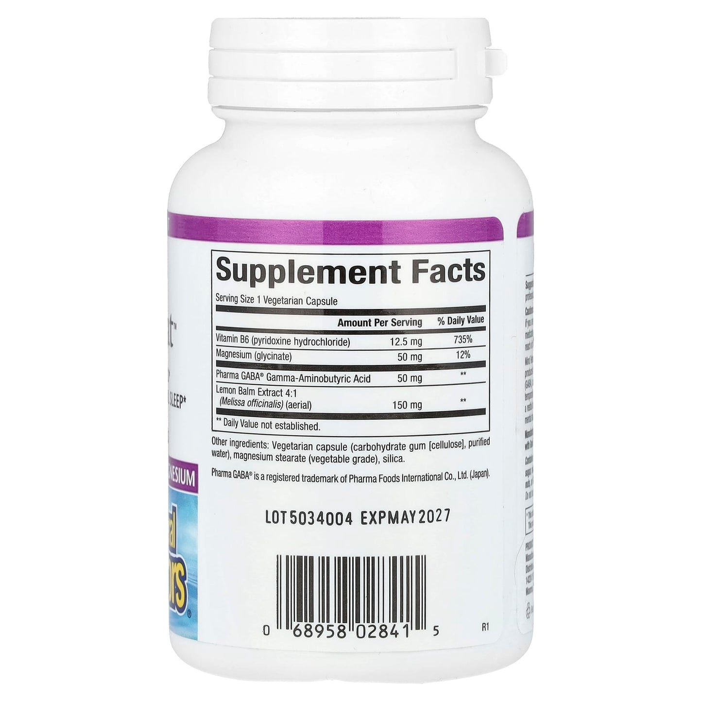 Natural Factors, Stress-Relax, Mind Retreat, 60 Vegetarian Capsules - Image 2