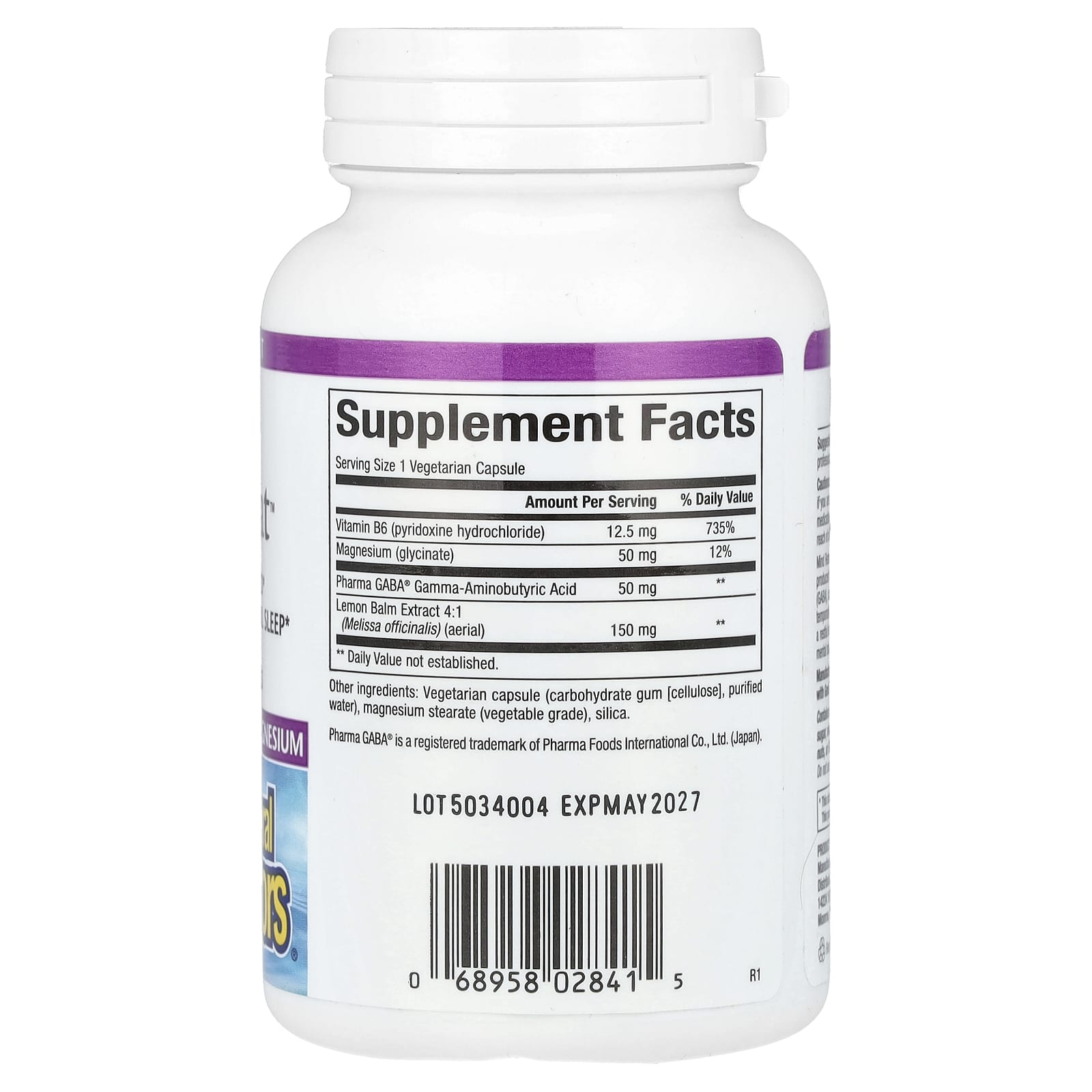 Natural Factors, Stress-Relax, Mind Retreat, 60 Vegetarian Capsules - Image 2
