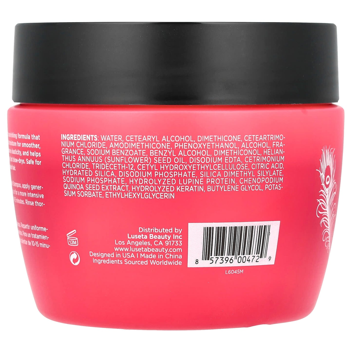 Luseta Beauty, Keratin Smooth, Hair Mask, 16.9 fl oz (500 ml) - Image 2