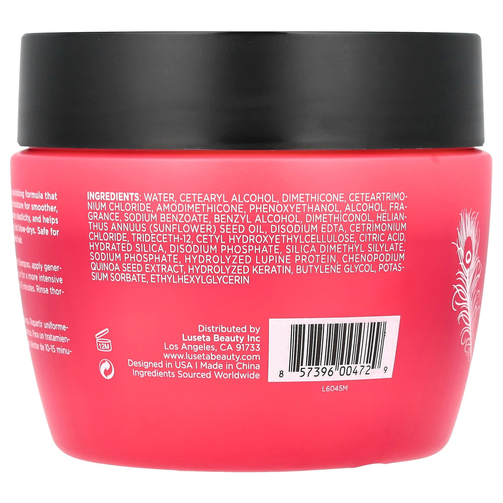 Luseta Beauty, Keratin Smooth, Hair Mask, 16.9 fl oz (500 ml) - Image 2