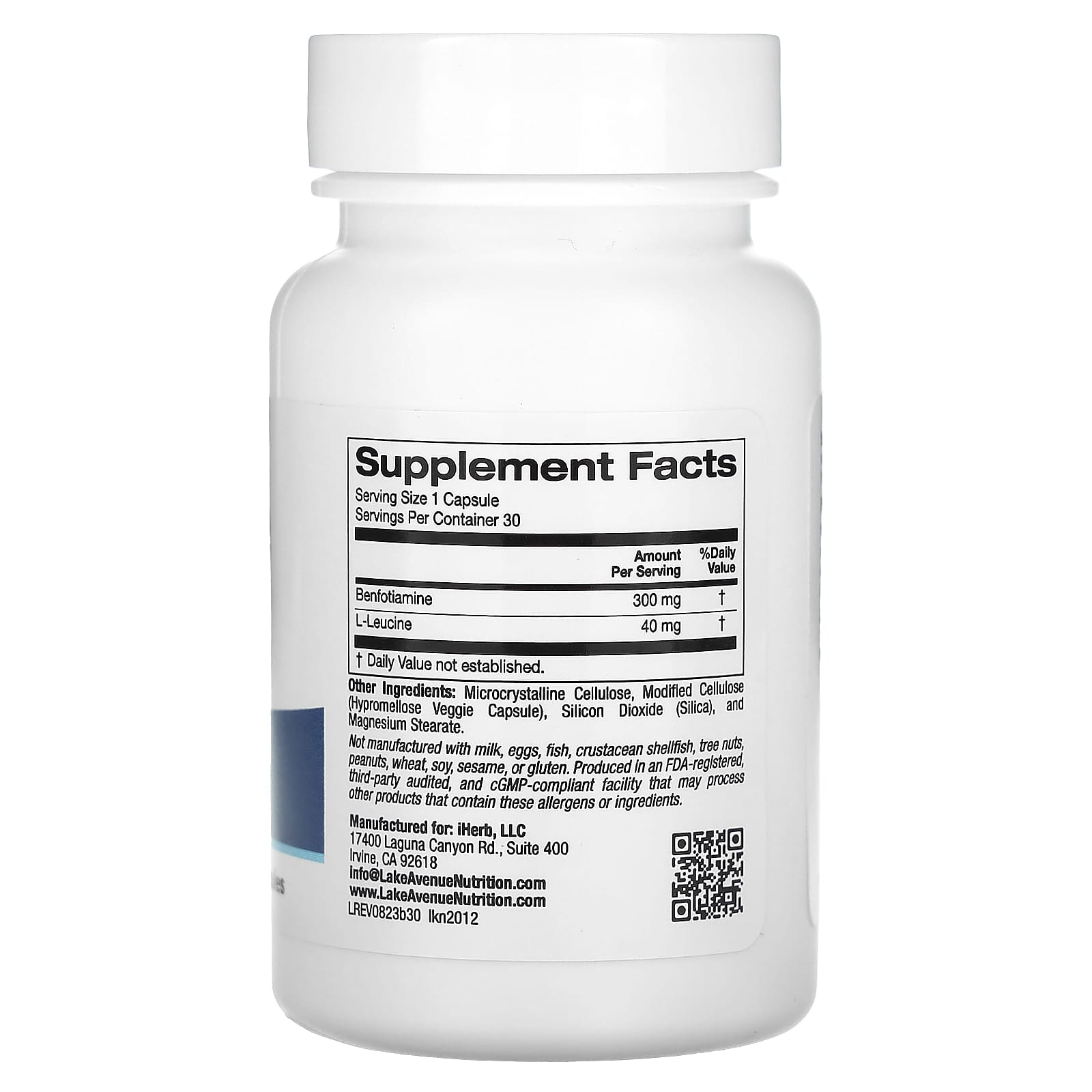 Support Glucose Metabolism with Benfotiamine by Lake Avenue Nutrition - Image 2