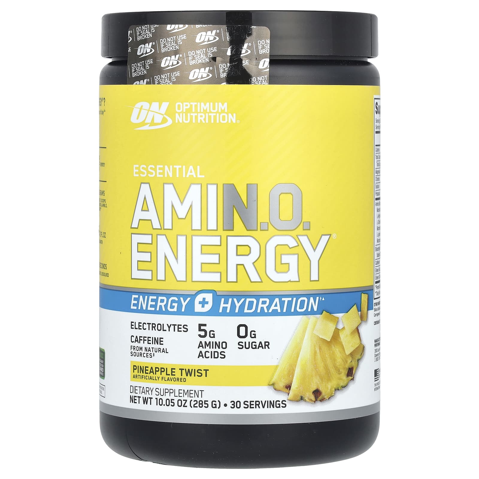 Optimum Nutrition, Essential Amin.O. Energy®, Pineapple Twist, 10.05 oz (285 g) - Image 1
