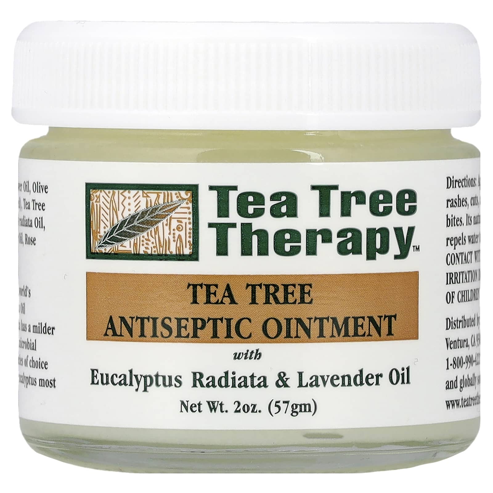 Tea Tree Therapy, Tea Tree Antiseptic Ointment, 2 oz (57 g) - Image 1