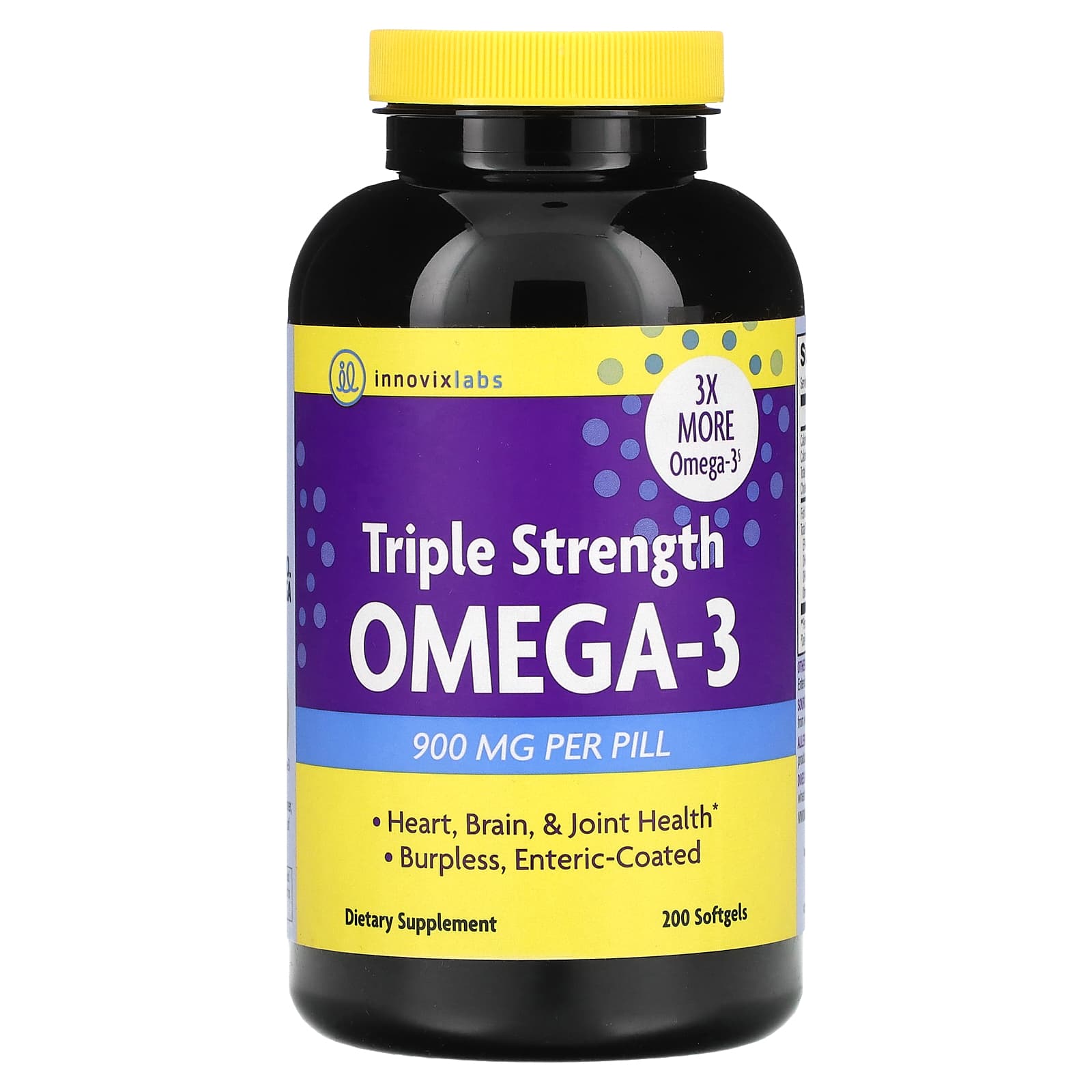 Triple Strength Omega-3 Supplement for Heart, Brain & Joint Health - Image 1