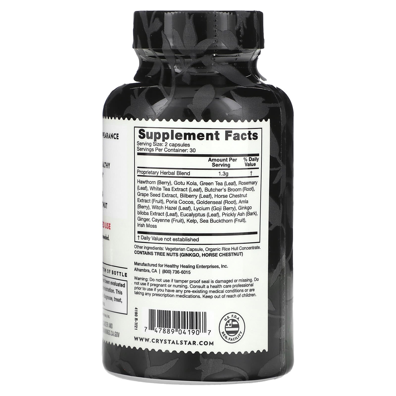 Vari-Vein Support for Healthy Blood Vessel Function - 60 Capsules - Image 2
