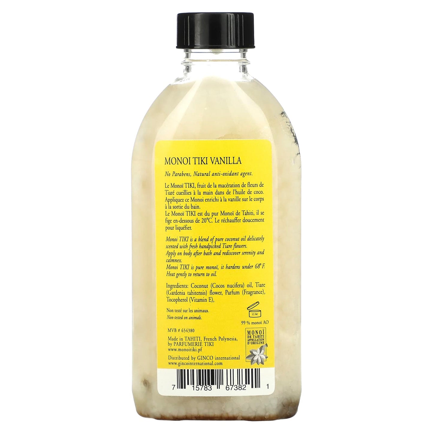 Monoi Tiare Tahiti, Coconut Oil, Vanilla, 4 fl oz (120 ml) - Image 2