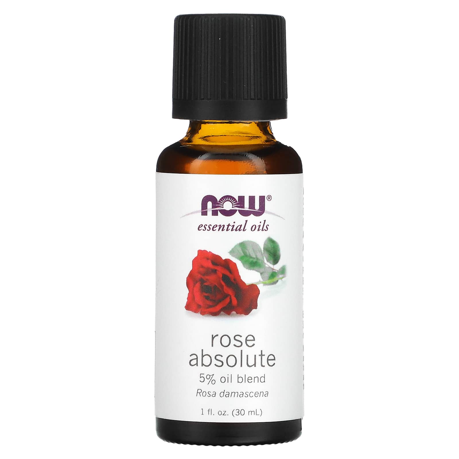 NOW Foods, Essential Oils, Rose Absolute, 1 fl oz (30 ml) - Image 1