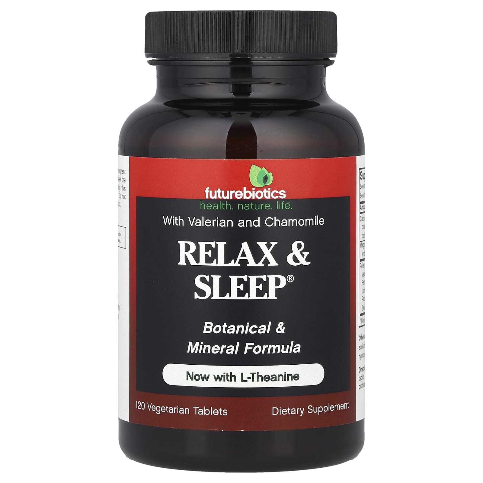 FutureBiotics Relax & Sleep Support - 120 Vegetarian Tablets - Image 1