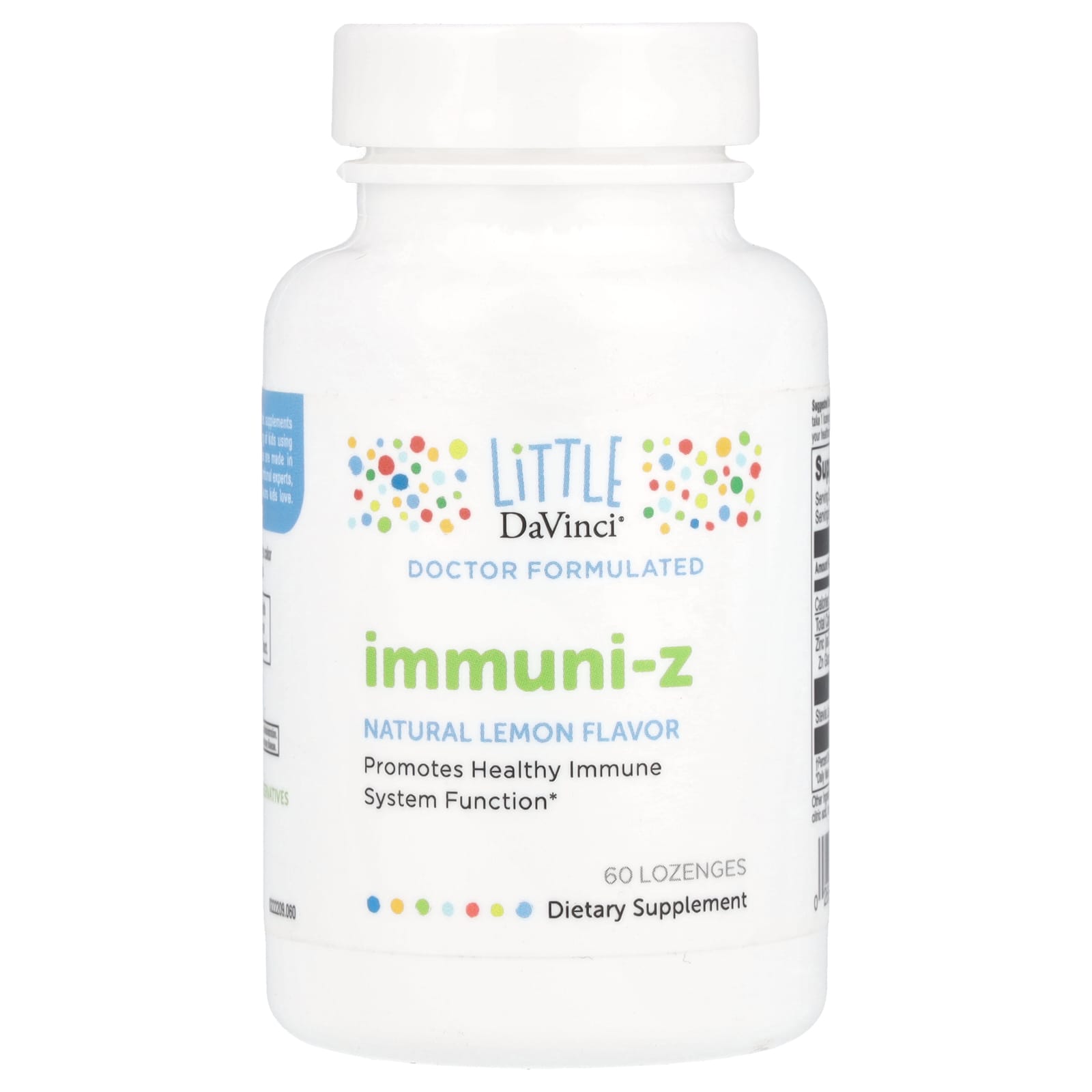 Little DaVinci, Immuni-Z, Natural Lemon, 60 Lozenges - Image 1