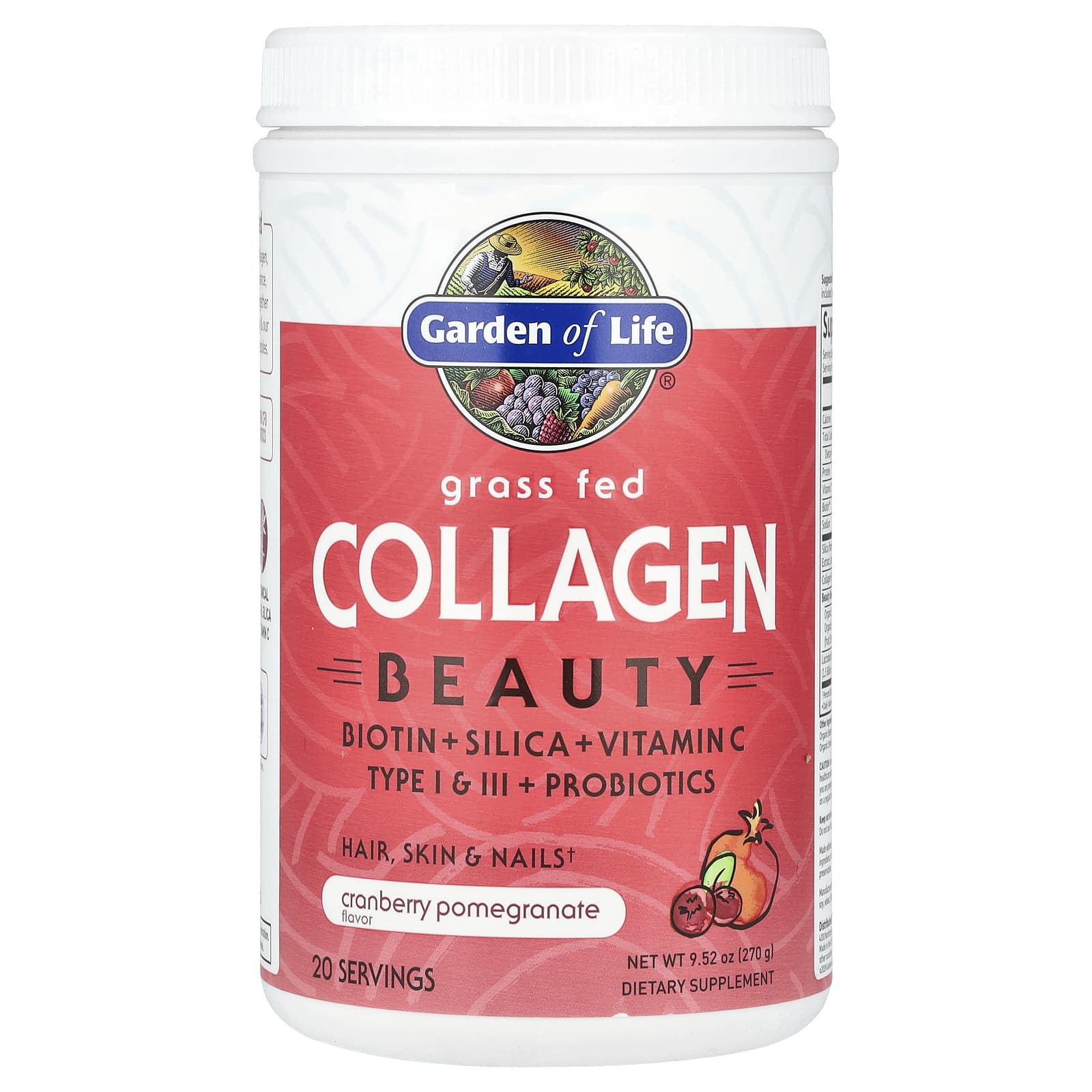 Grass Fed Collagen Beauty by Garden of Life - Radiant Skin & Hair - Image 1