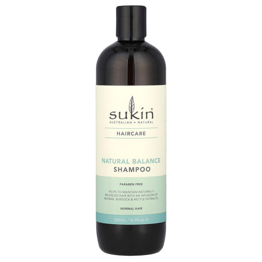 Sukin, Natural Balance Shampoo, Normal Hair , 16.9 fl oz (500 ml) - Image 1