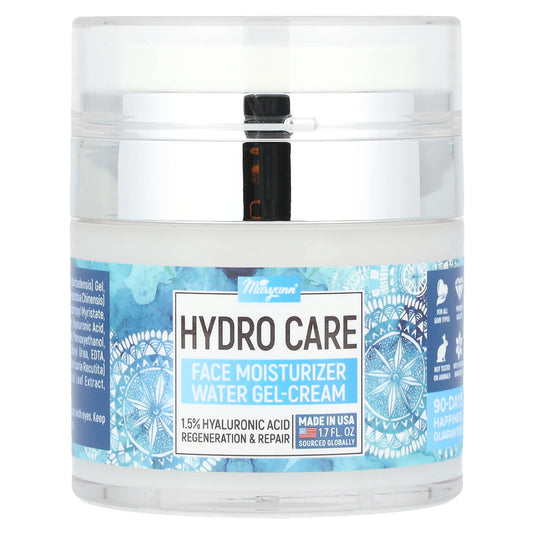 MaryAnn Organics, Hydro Care, Face Moisturizer Water Gel-Cream, 1.7 fl oz (50 ml) - Image 1