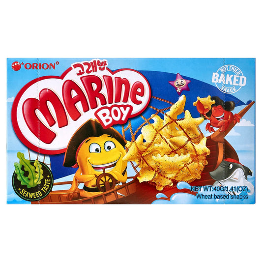 Orion, Marine Boy, Wheat Based Snacks, Seaweed, 1.41 oz (40 g) - Image 1