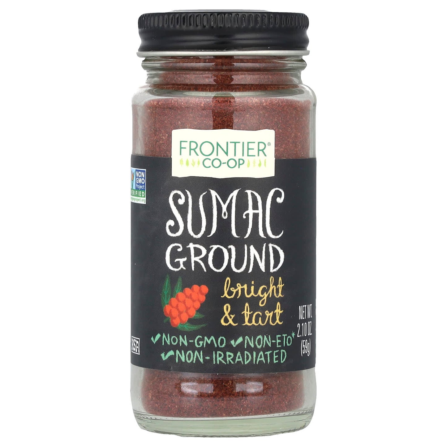 Frontier Co-op Sumac Ground, 2.1 oz (59g) - Non-GMO & Kosher - Image 1