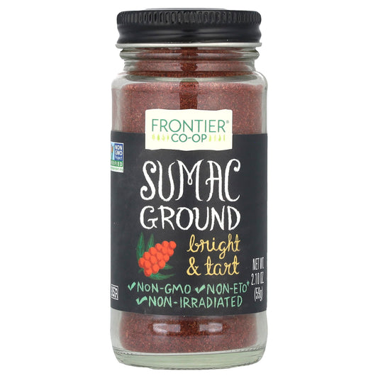 Frontier Co-op Sumac Ground, 2.1 oz (59g) - Non-GMO & Kosher - Image 1