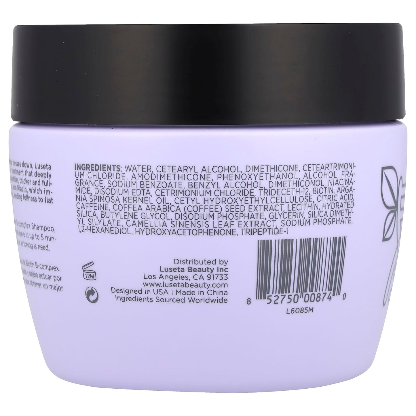 Luseta Beauty, Biotin B-Complex, Hair Mask, Thin & Weakened Hair, 16.9 fl oz (500 ml) - Image 2